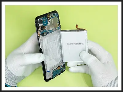 Wymiana baterii w smartfonie